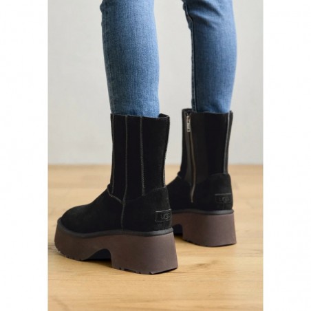 UGG CLASSIC TWIN SEAM NEW HEIGHTS Botines con plataforma black