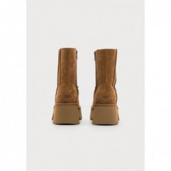 UGG CLASSIC TWIN SEAM NEW HEIGHTS Botines con plataforma chestnut