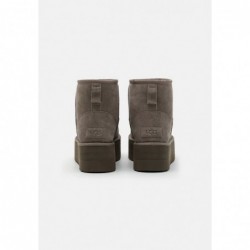 UGG CLASSIC MINI PLATFORM Botines con plataforma smoke plume