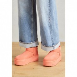 UGG CLASSIC ULTRA MINI PLATFORM Botines con plataforma vibrant coral